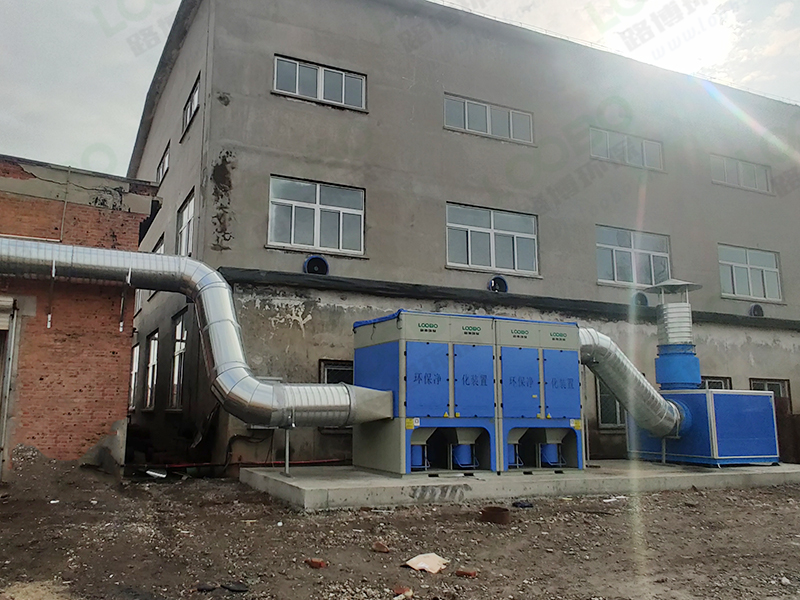 切割煙塵治理系統竣工案例-盤錦某建筑企業