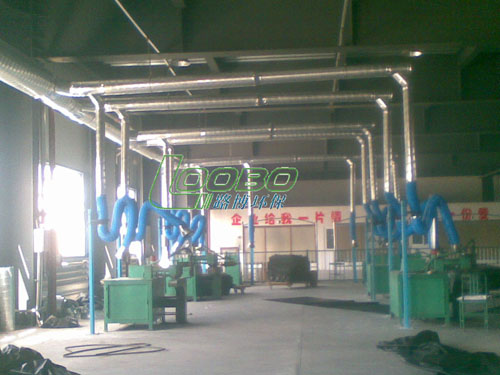 山西宇光電纜凈化工程施工現場