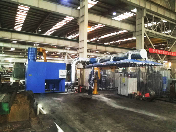 北京某鋼鐵制造企業焊煙除塵系統順利竣工