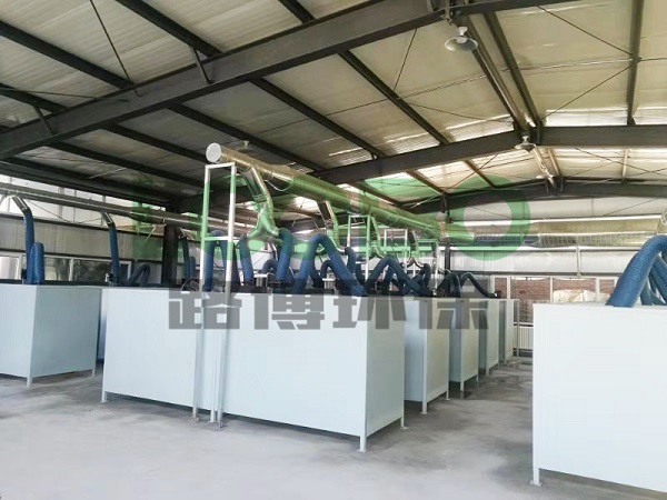 學校培訓機構焊接實驗實訓室排煙系統竣工