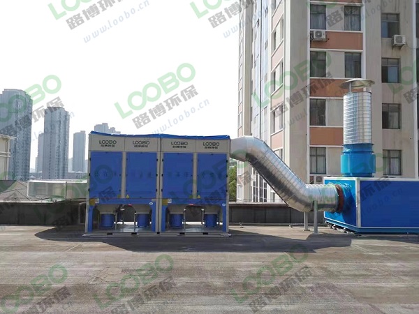 集中除塵系統竣工-學校焊培室項目