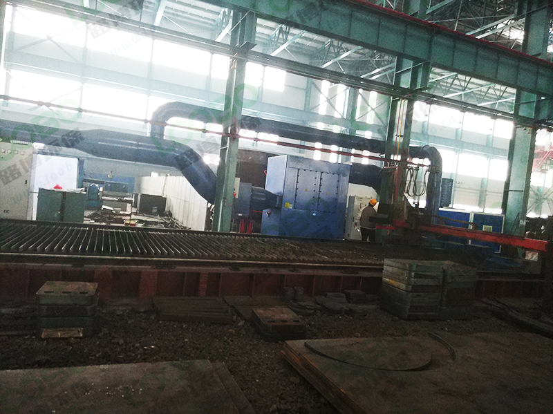 等離子切割除塵系統-德州某重工企業