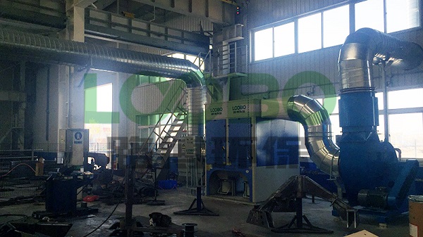 機械加工制造業焊煙除塵凈化系統書案例竣工