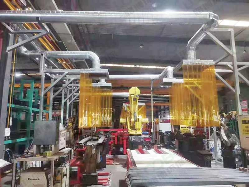 機器人焊接煙塵凈化系統--合肥安鑫貨叉有限公司項目竣工